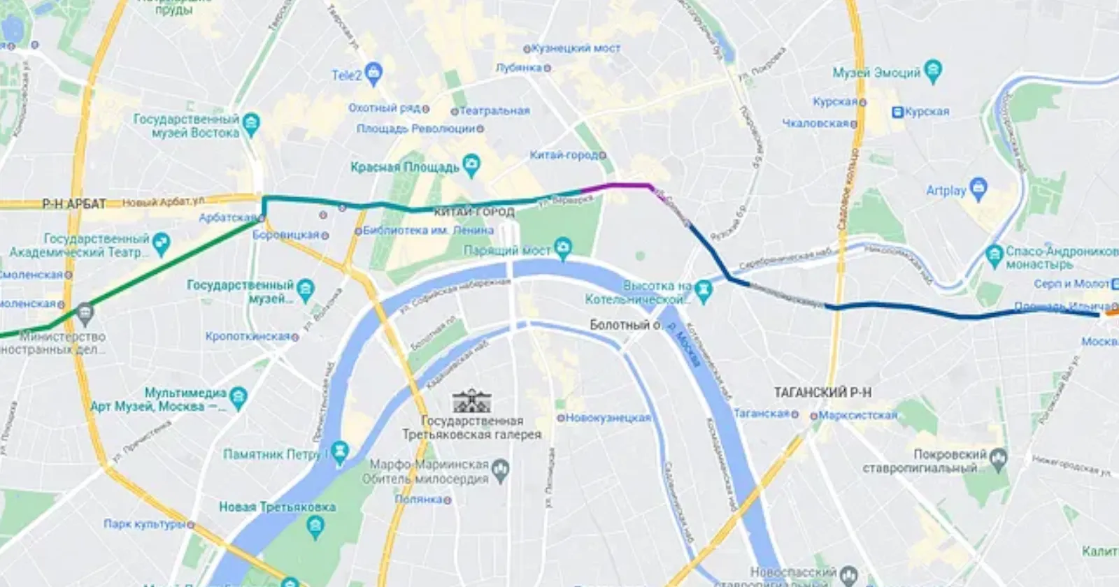 Центр Москвы как старая таможня.