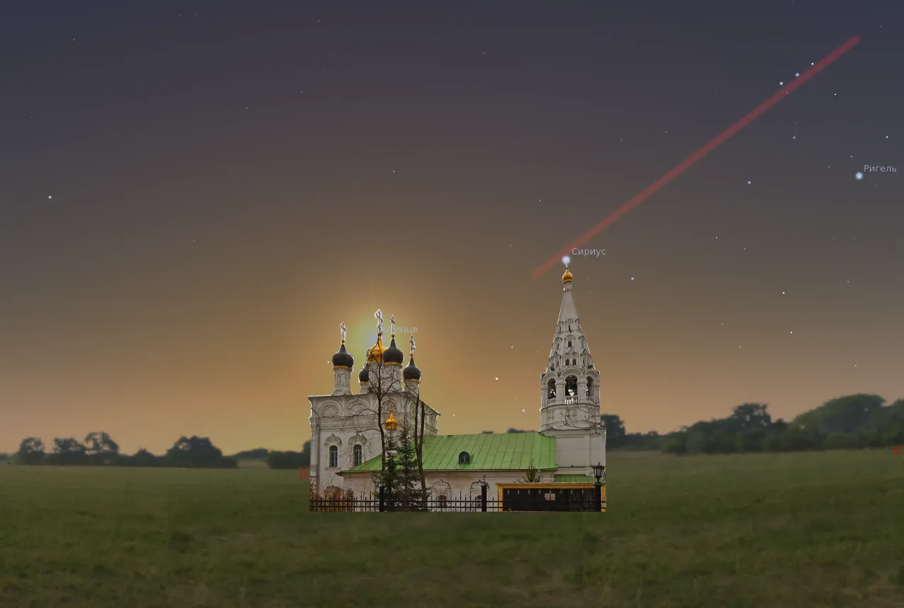 Православный «храм-корабль» как инструмент определения зимнего солнцестояния.