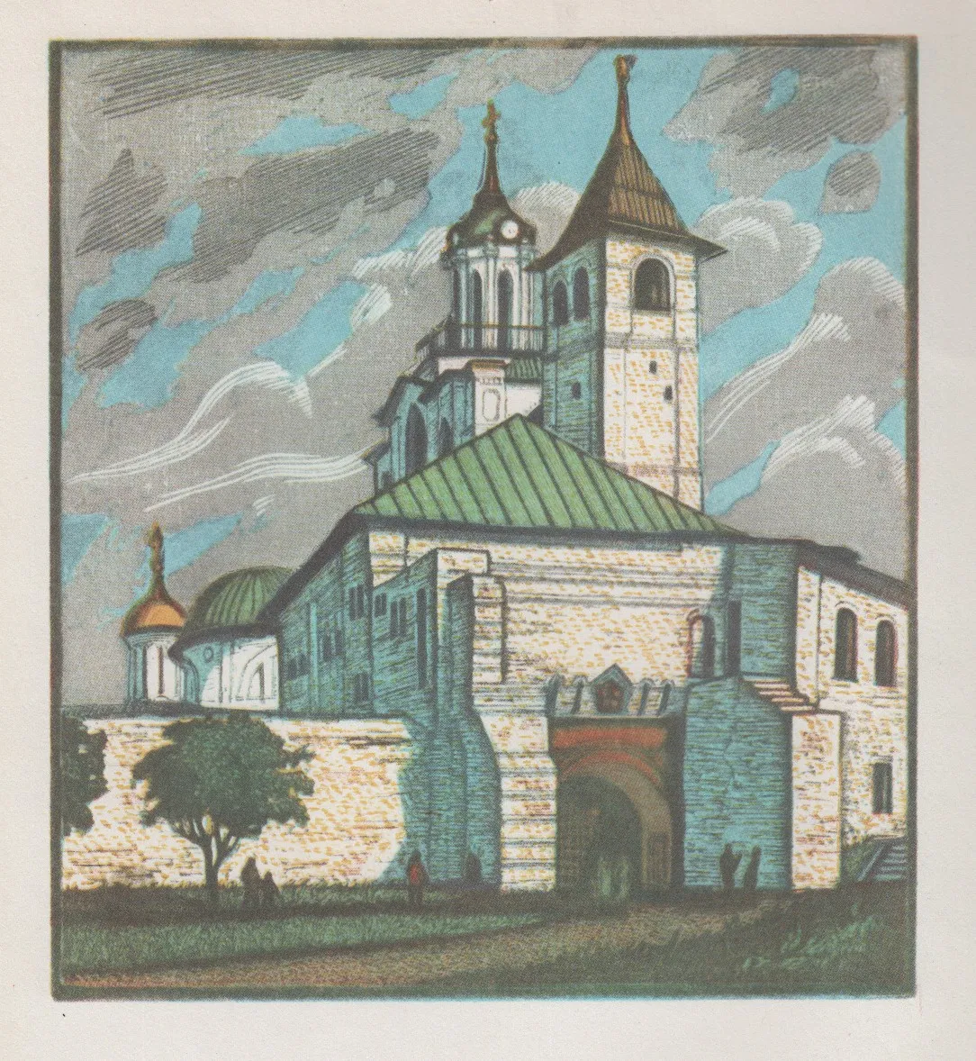 Святые ворота Спасского монастыря. XVI в.