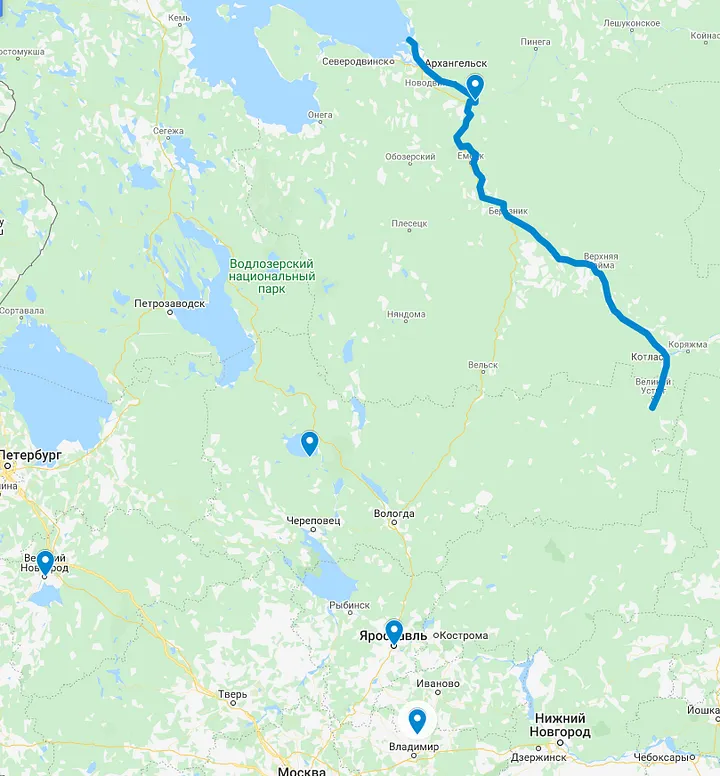 Удаленность местностей, участвовавших в конфликте.