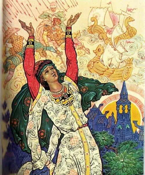 И. Я. Билибин. «Плач Ярославны».